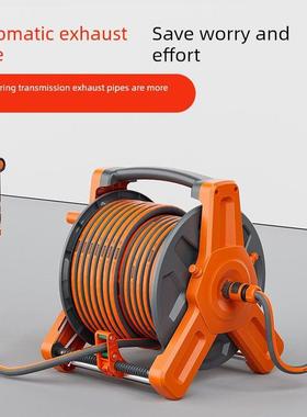 HTWRO水管收纳架卷管器壁挂式水车软管收纳转盘绕管家用浇花神器
