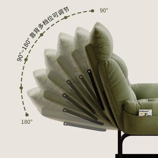 躺椅办公室午午睡折叠可床家用休闲可坐两躺用HAN电休脑椅懒人沙