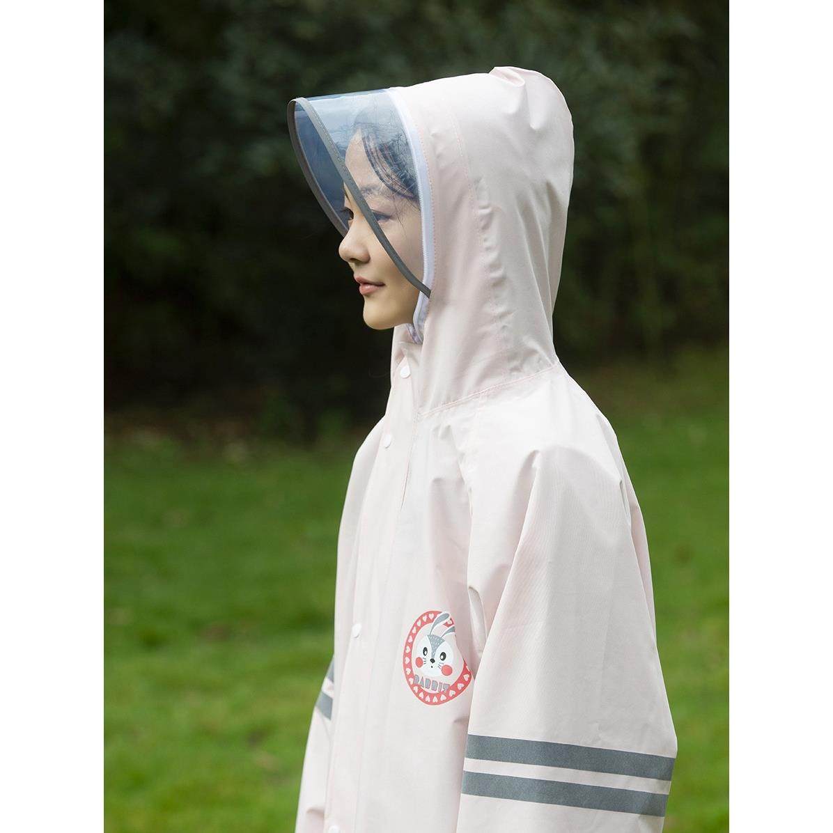 学院风儿童雨12衣带包隐书位男女中大童学生雨披幼儿园宝宝形水防,居家日用,雨披/雨衣,淘宝优惠券,粉丝福利购,淘宝优惠卷