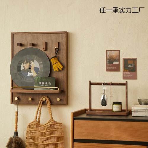 遮挡表箱饰画胡桃木网电弱电箱装盖板多媒任一承PD体画实木电挂闸