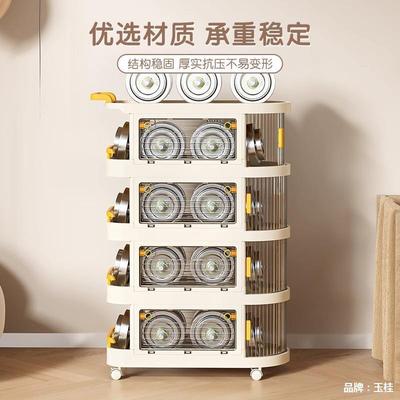 小车置物架家IGS用安客婴儿童推厅宝宝卧室可移动免装折叠多层收