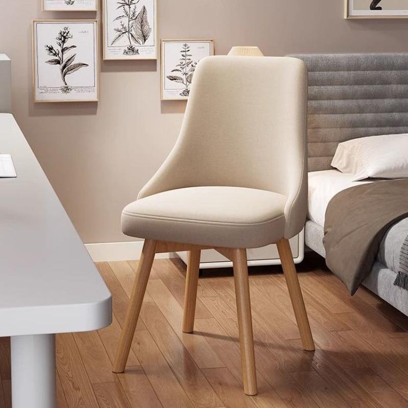 HDO电脑椅家适用实木餐椅简久学坐舒习书桌凳子靠背女生卧室约化