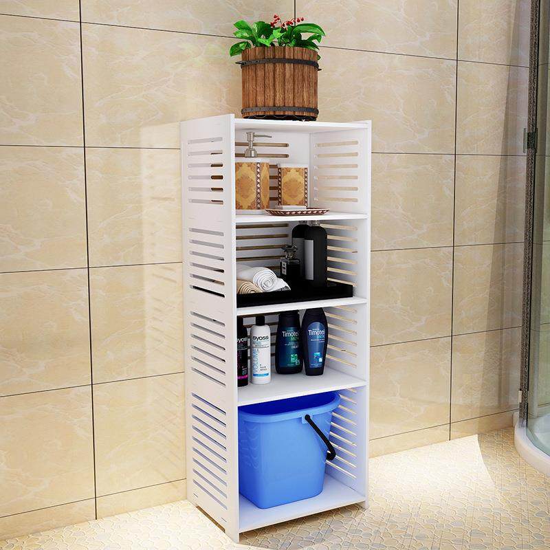 卫生间所置浴室物架落置地免打孔收地式厕洗手间41脸盆架多功能纳