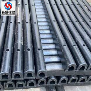 车库防撞条半圆形桥梁桥墩D型护舷交通设施各规格船用橡胶护舷