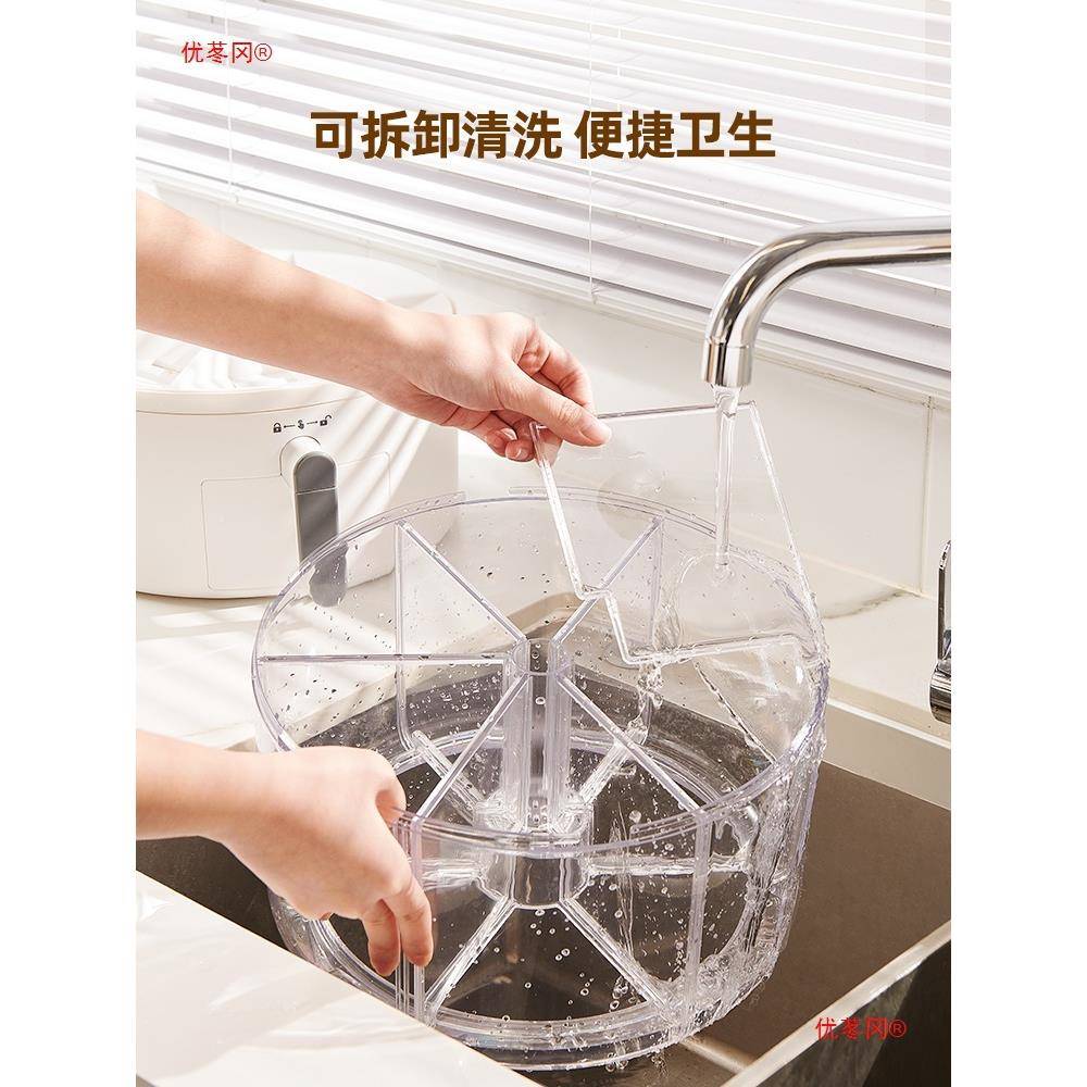 五谷杂粮收纳盒可旋转分装米桶分防虫防潮封家格用隔储密米EUP箱