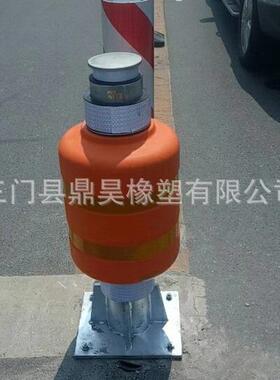 旋转式车EV240性A防碰撞高弹警示反光桶弯道警桶示防翻塑料含立柱