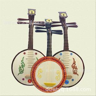 装木质道具月琴乐道具琵琶月琴中阮三弦古汉器拍照摄影舞蹈乐坊服