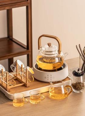 电陶炉煮茶KAH器套装家用泡茶办公室小型煮壶茶玻烧茶水茶壶蒸璃