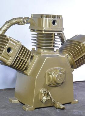 空杆电压机头ks100气泵机头KS活塞泵连动打气泵配件压缩机