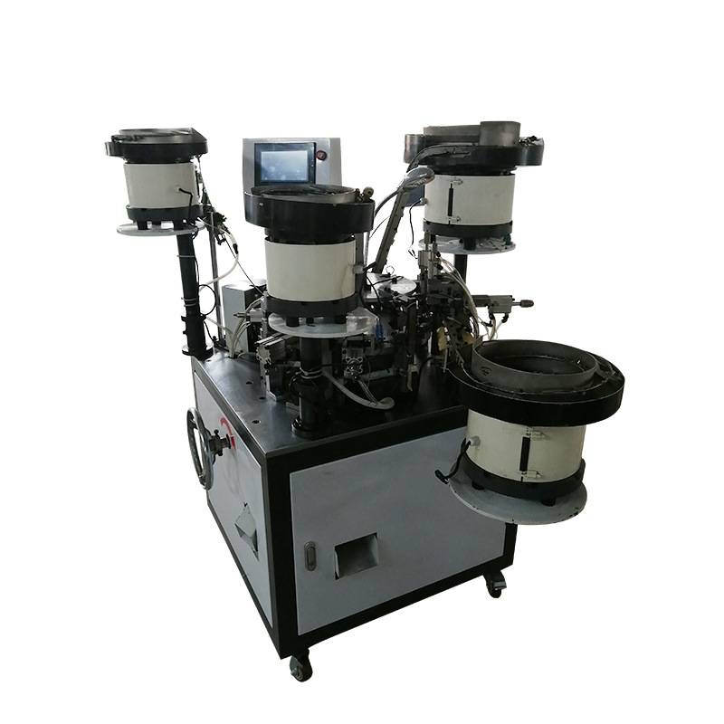 全自动器机械设备登山挂腰钥匙弹簧扣组装HT-19型号钩扣装配机