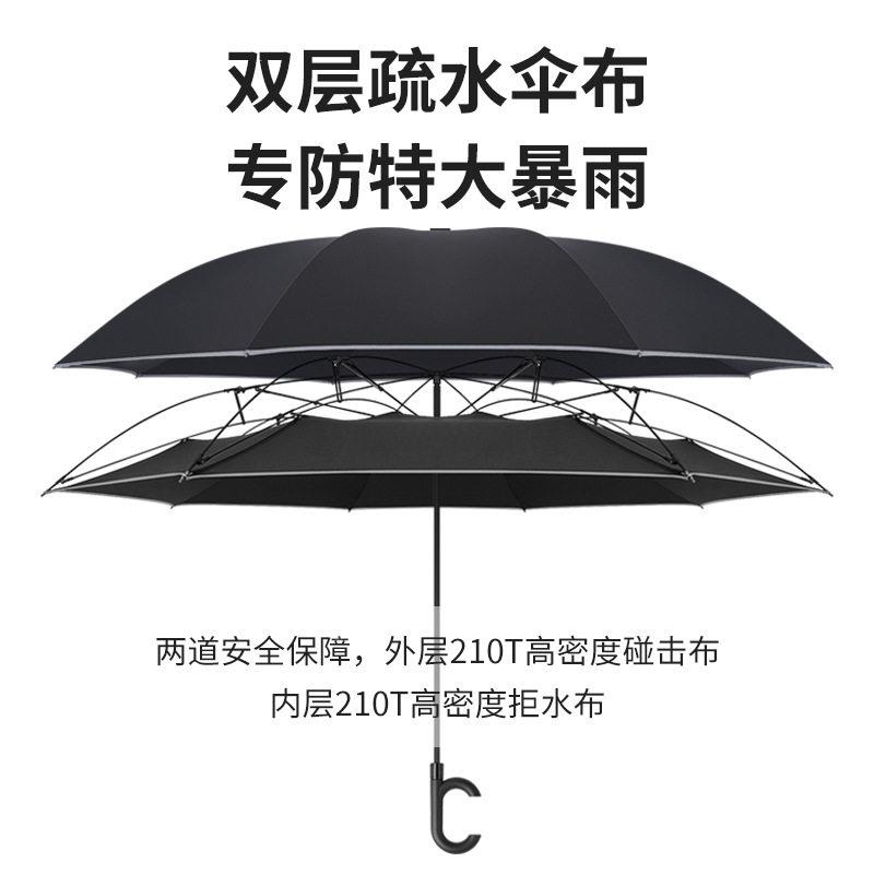 人24785自伞动反向伞女汽车载双加固抗骨暴雨雨长柄晴雨伞