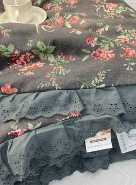 法式古床纯棉炕复床盖三件套小碎花棉花棉盖全AL101120棉夹棉盖夏