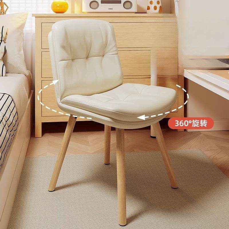 办公实椅子女生卧木室01舒适久坐宿舍书桌习字化妆靠背学椅写子