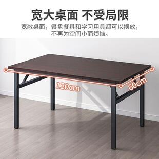 ?家生用简约现代台可折叠脑桌YFL式书电桌学卧室简易写字桌学习绘