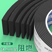 耐高温密封条单面胶EVA海绵胶带实心缓冲减震静音门窗密封隔音防