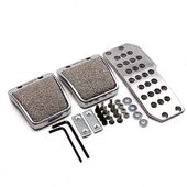 汽车改装 脚踏板防滑加厚铝合金刹车离合油门自动波手动波脚踏板