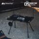 山趣户外黑化可调节战术桌露营铝合金折叠桌便携置物架连接件套装