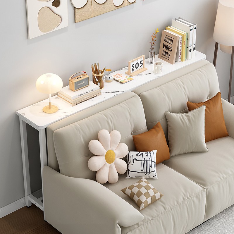 沙发后置物架靠墙长条桌架窄桌子床头G窄条桌置物柜床边收纳夹缝