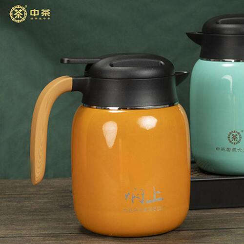 中茶焖上焖泡壶陶瓷内胆焖茶保温壶茶水分离白茶闷泡办公泡茶