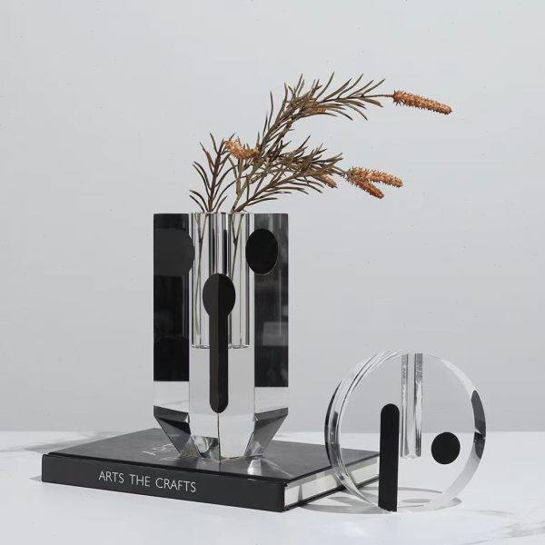 现简约家居客厅透明水晶花水晶摆件售楼处样板房间桌面软装饰,饰品/流行首饰/时尚饰品新,摆件,淘宝优惠券,粉丝福利购,淘宝优惠卷