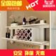 欧式 实木壁挂创意酒柜餐厅客厅简约置物架悬挂酒杯架红酒墙壁酒架