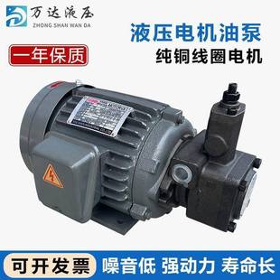 VP15VP 内2插式 .2KW配VOHYP2电0 1.5KW 机油泵组液压电机0.75KW
