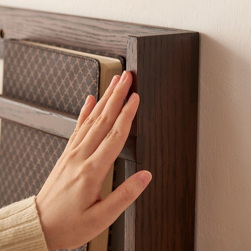 实木墙上置物h架墙壁书架木质上墙书报杂志架挂墙收纳架壁挂绘本