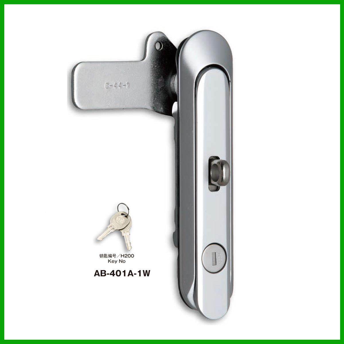 星本AB-14AB-401Aw00A-W双锁柜型防水平面旋转把锁电锁业配电工箱