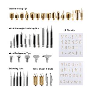 APE37件套雕刻烙铁带工具包装 雕烙铁套刻画烙电铁画笔雕刻烙刻铁