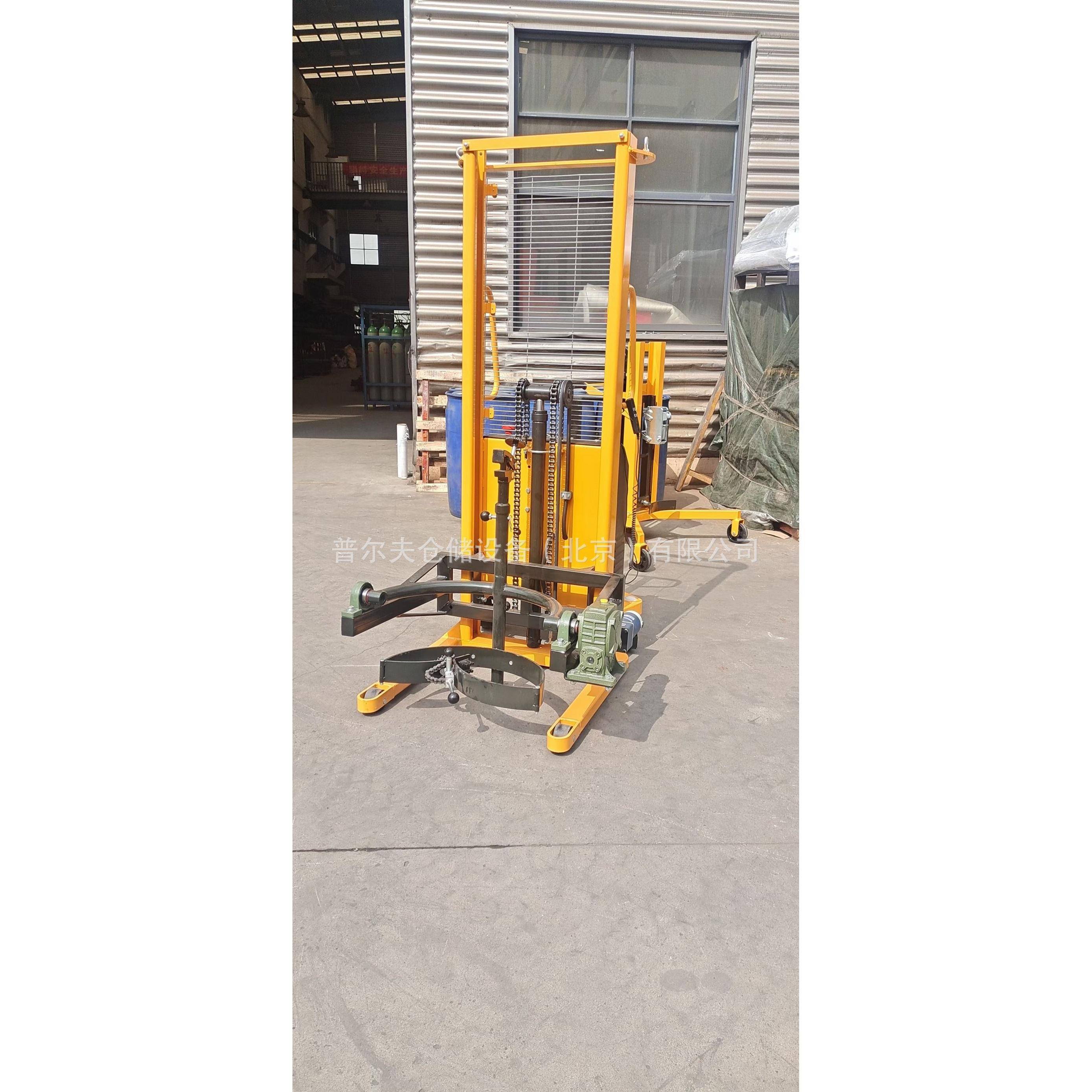 半动油桶无品牌/拌夹抱翻垛转车半自动倒料车料升降机堆高堆车非