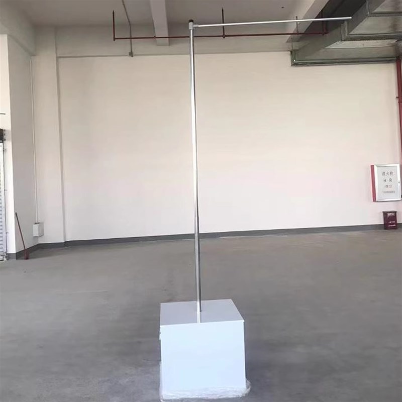 5米方形方形底座户外道旗不锈钢旗杆刀旗M广告开业庆典双面旗帜