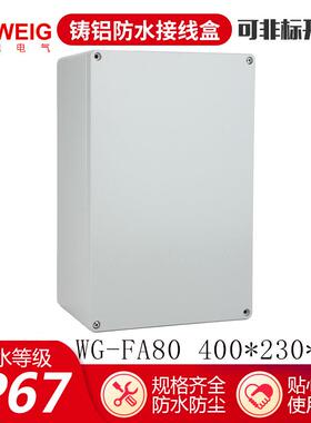 直销4WG-FA8000*230110电源接线盒*室防外监控盒按控制箱铸铝钮水