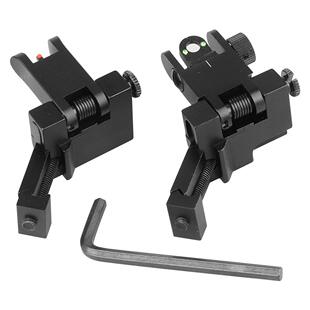 45纤光瞄ZCF全金I属瞄机械瞄准器光纤瞄准器前红后绿度ronSight