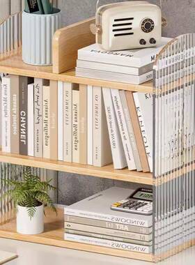 简易桌上面收纳盒书儿童书桌办公架室置YSJ24052物架多层文架件桌