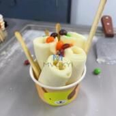 明毅台炒冰机商用443炒酸奶机炒奶方平式 式 雪花果酪泰炒冰淇淋机