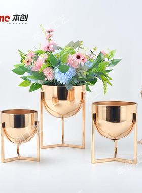 艺酒店用品婚庆道具礼摆件铁糖果UYI盒主插花摆台创桌意家婚居装