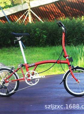 Cranston三折叠自行推车liC-XB16tepro轻便携复古小超布9速自行车