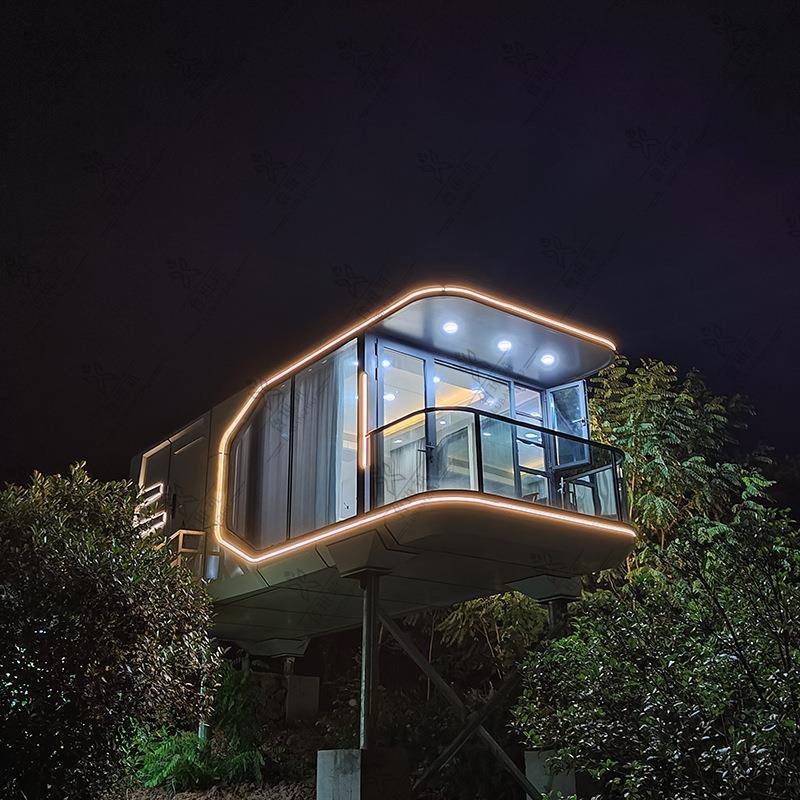 红创意太空舱舱民宿客房可移动科q2023072太技空民宿酒店轻网钢住