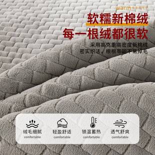 ASK 5加米绒加防滑家用卧室 A类牛奶绒床垫单件冬季 2052新厚款