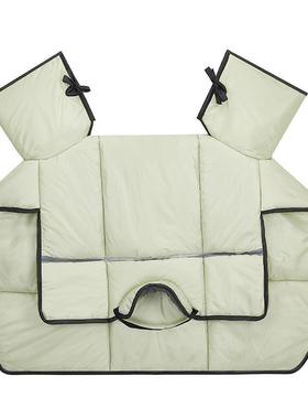 电动被车挡罩风冬季加37115绒加厚双面防水保暖电瓶摩托车防风防