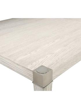 纯实木餐桌桌橡45812木长形方餐桌北欧饭吃子