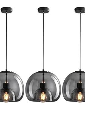 新款个性现代北欧家34531玻璃小灯创意咖啡吊厅厅灯床头卧室灯餐