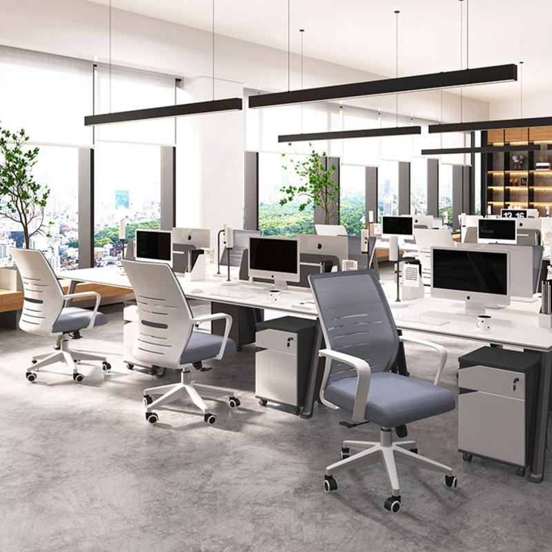 公室久坐电脑人体工学透气护腰舒适员办椅会议室会议椅办职铁木真