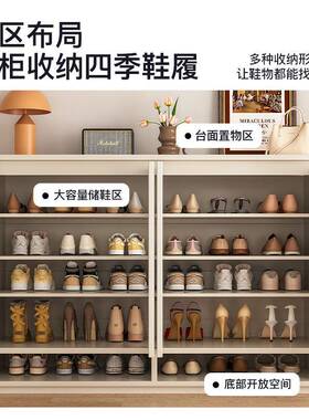 鞋柜家用门新口收走纳一体靠墙入户室2025爆款内廊楼道外玄B257C