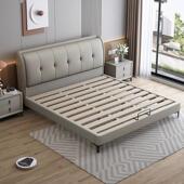 简约主小款 户型1.849105米卧双人床新轻奢软包小户型储物直布艺婚