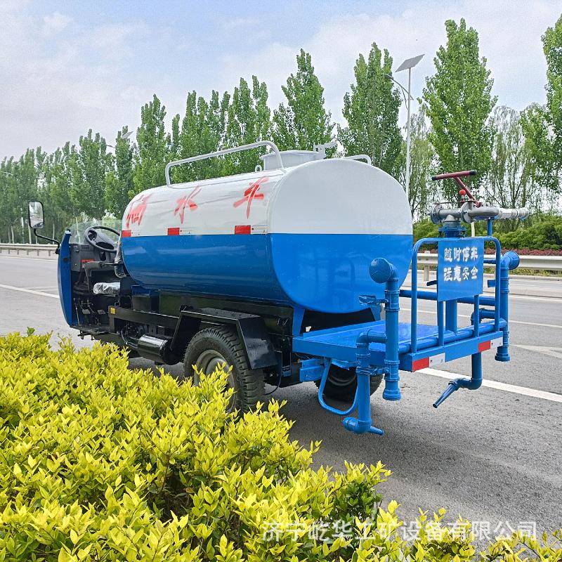 多功能柴油轮洒875水车工地用小型喷洒车园林绿化抑尘三车