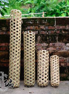 手工制作竹编竹夫人抱枕夏日纳凉儿童可用实惠包邮