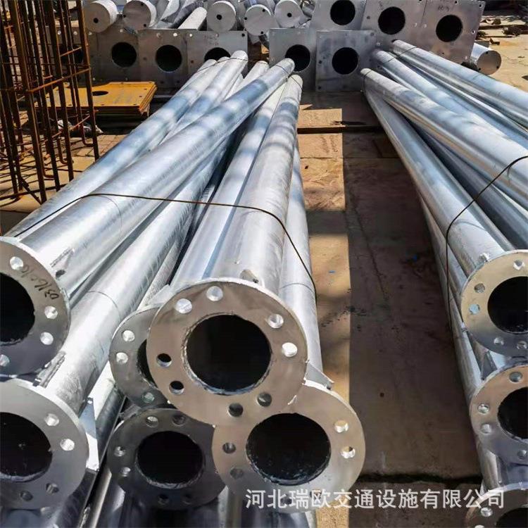 悬臂杆道式交145标通志牌标志杆F型标交通信号灯杆路八角杆立杆