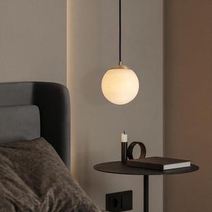 跨热销云石然吊灯天境云石餐厅客简厅771卧室床头小吊灯极复古中