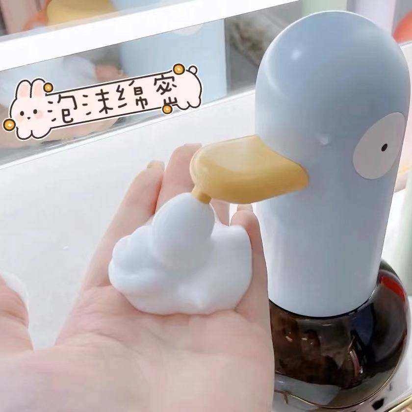 2024洗手鸭自动感应洗手机泡沫皂液器UBS充电免接触可爱洗手液机